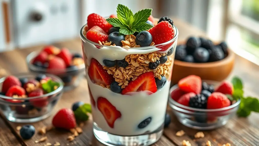 delicious layered yogurt treat