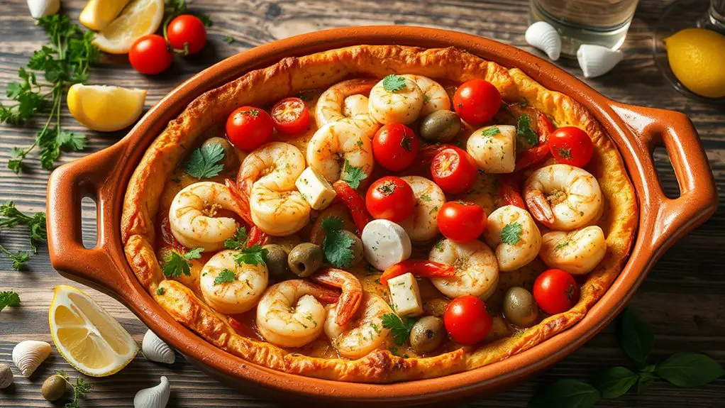 delicious mediterranean seafood dish