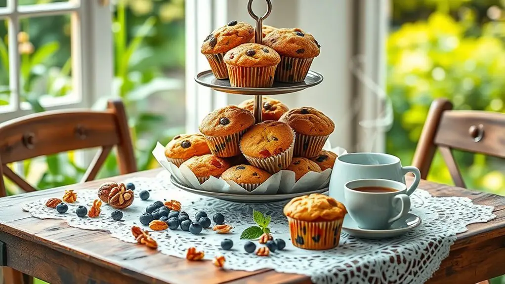 delicious morning muffin treats