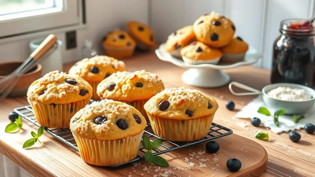 delicious oversized bakery muffins