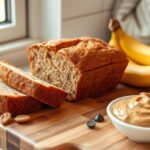 delicious peanut butter banana bread