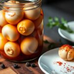 delicious pickled quail eggs