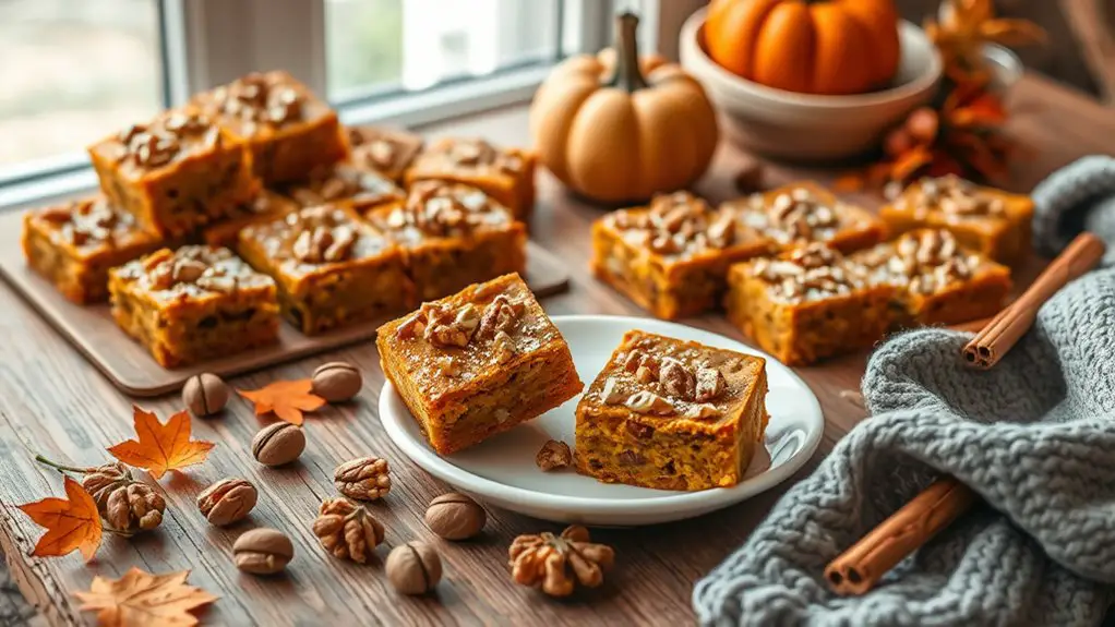 delicious pumpkin nut treats