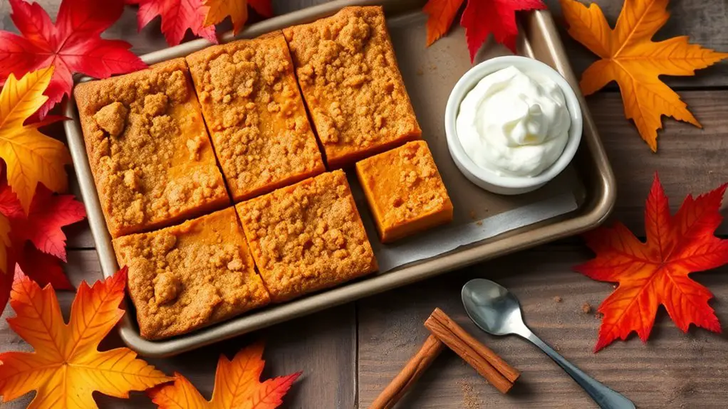 delicious pumpkin pie bars