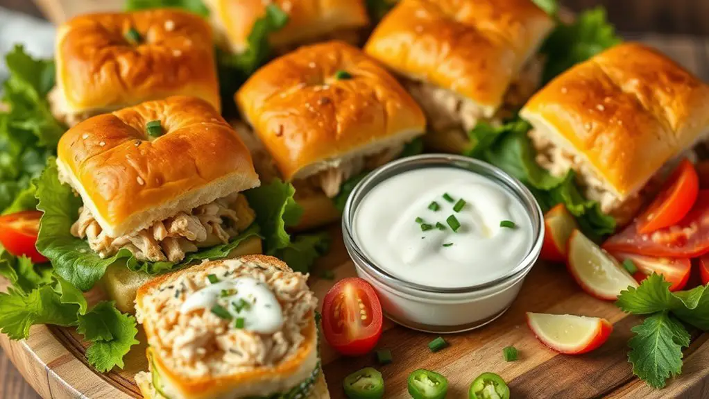 delicious ranch chicken sliders