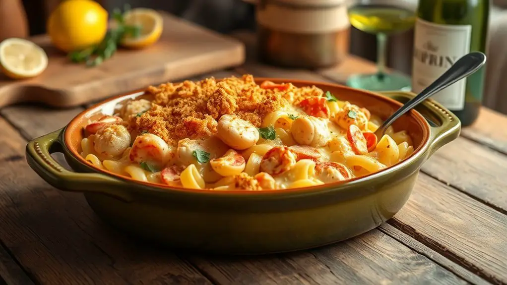 delicious seafood casserole dish