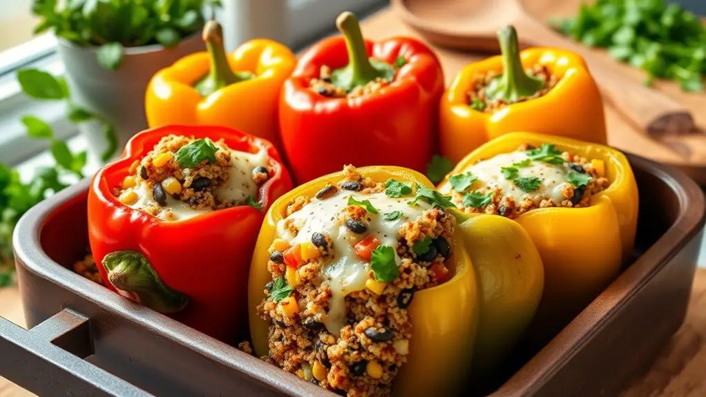 delicious stuffed bell peppers