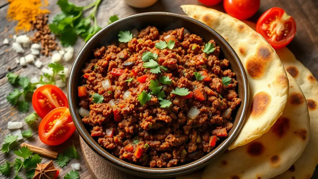 easy curried beef mince