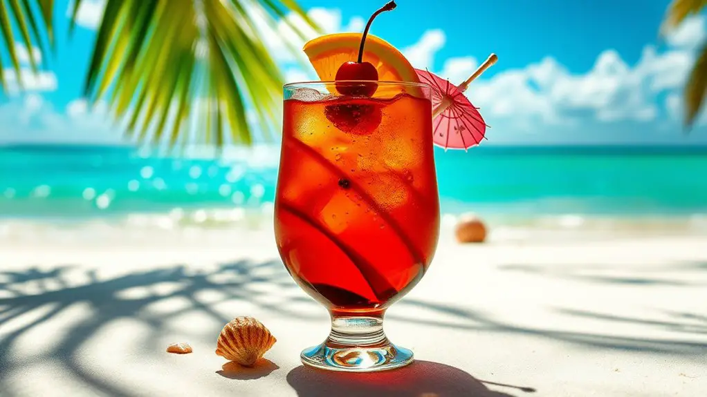 elegant caribbean cocktail delight