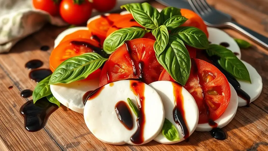 fresh basil caprese delight