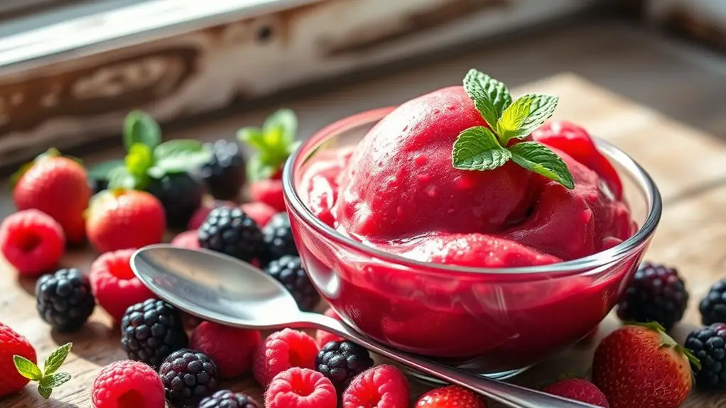 fruity frozen dessert delight