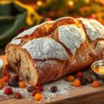 german christmas fruit bread