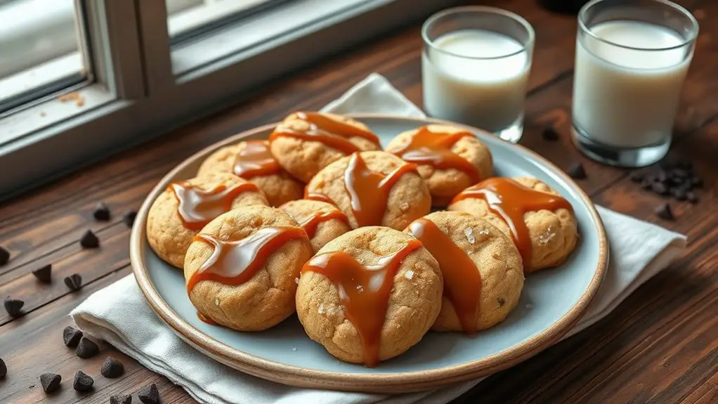 gluten free salted caramel cookies