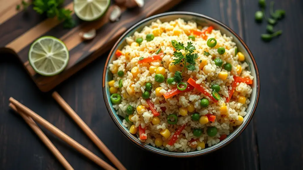 healthy cauliflower rice dish