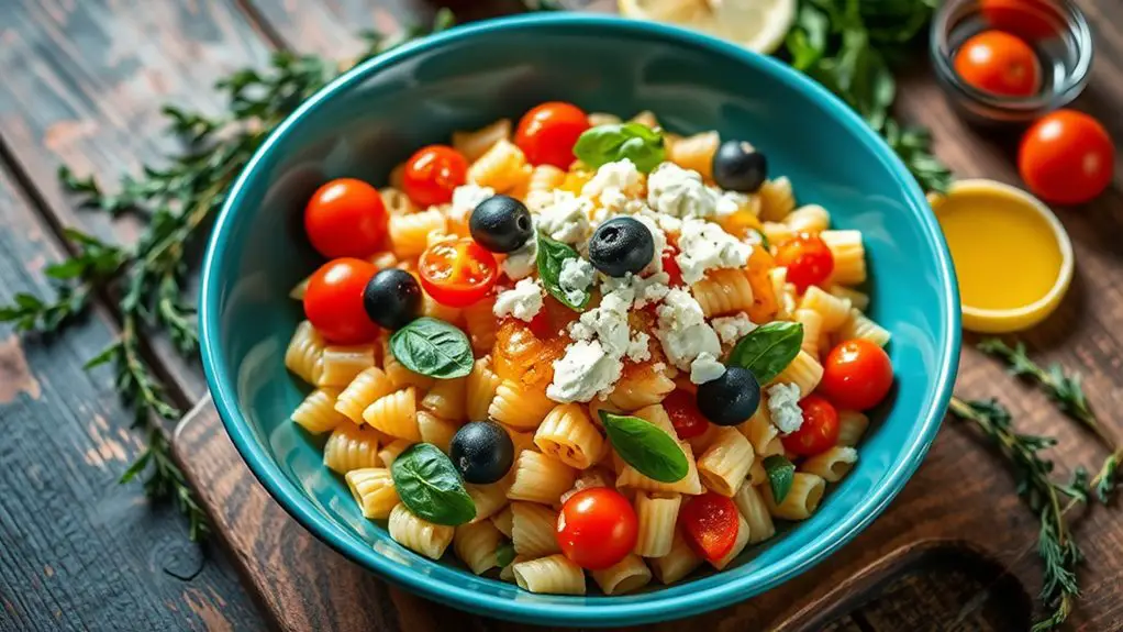 healthy mediterranean grain bowl