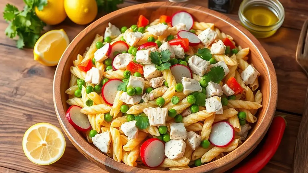 healthy tuna pasta delight