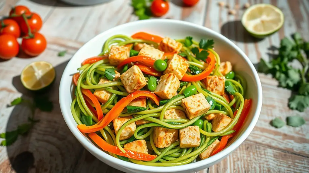 healthy vegetable noodle dish