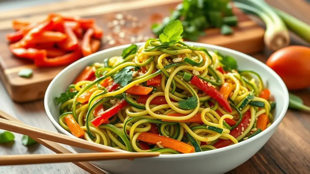 healthy vegetable noodle dish