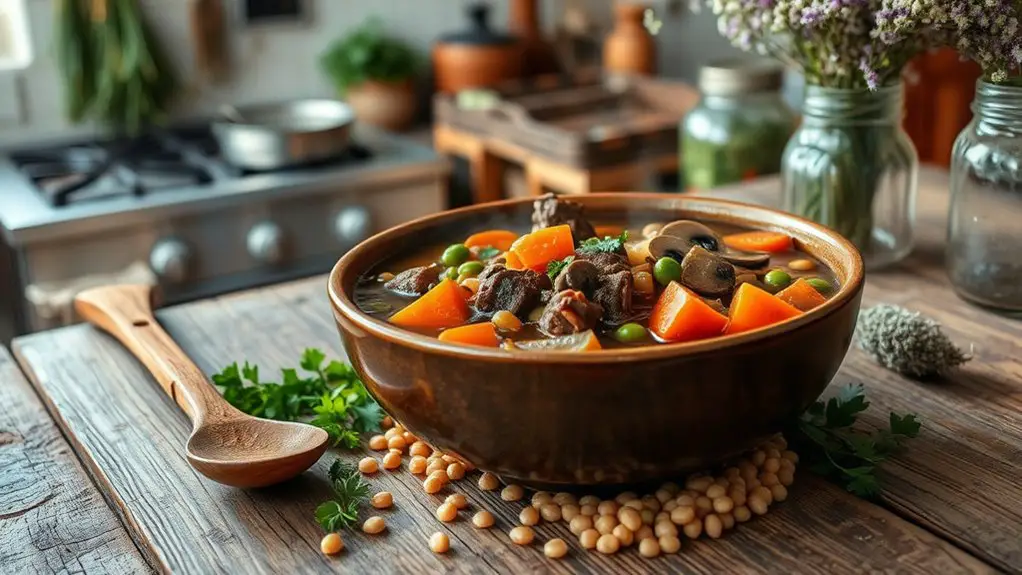 hearty beef barley stew