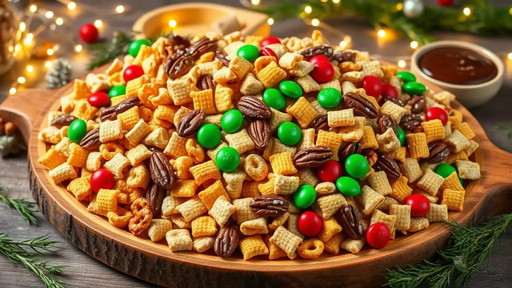 holiday crunchy snack mix