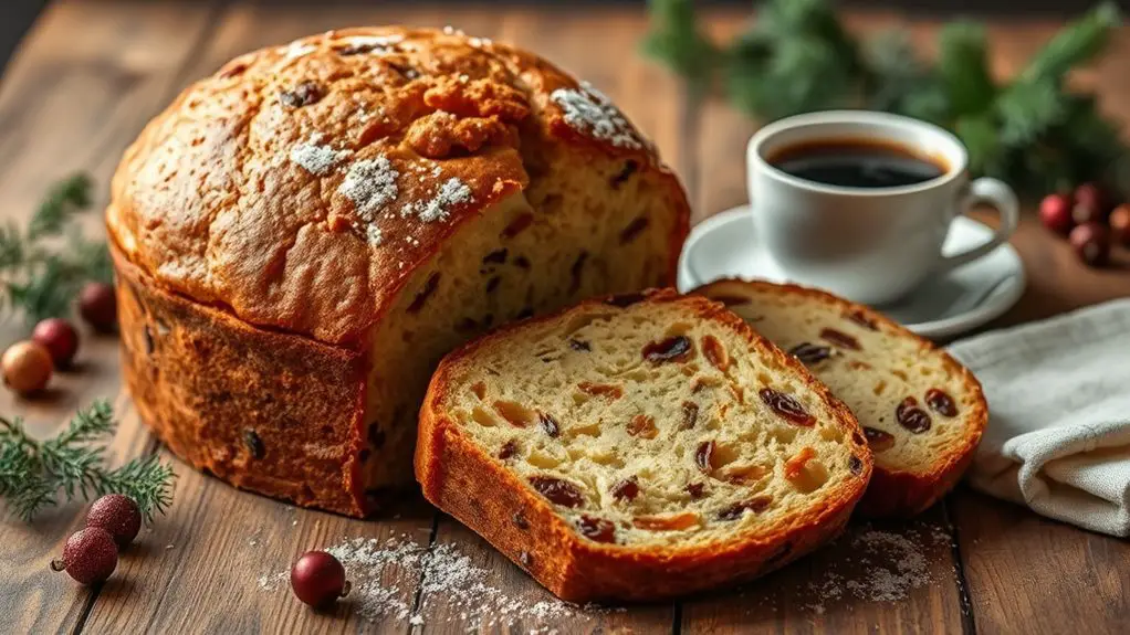 holiday panettone sweet bread