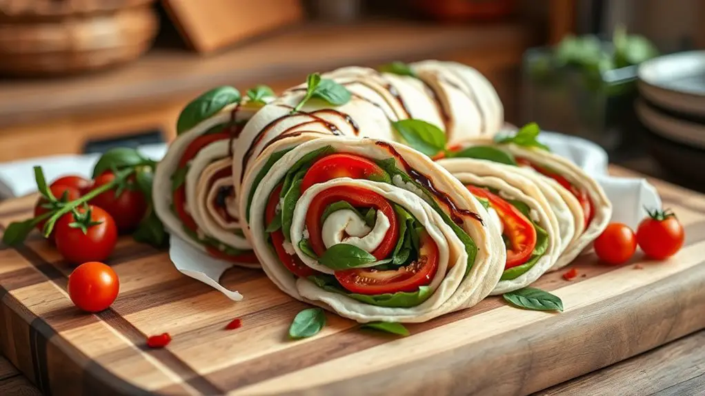 italian caprese salad variation