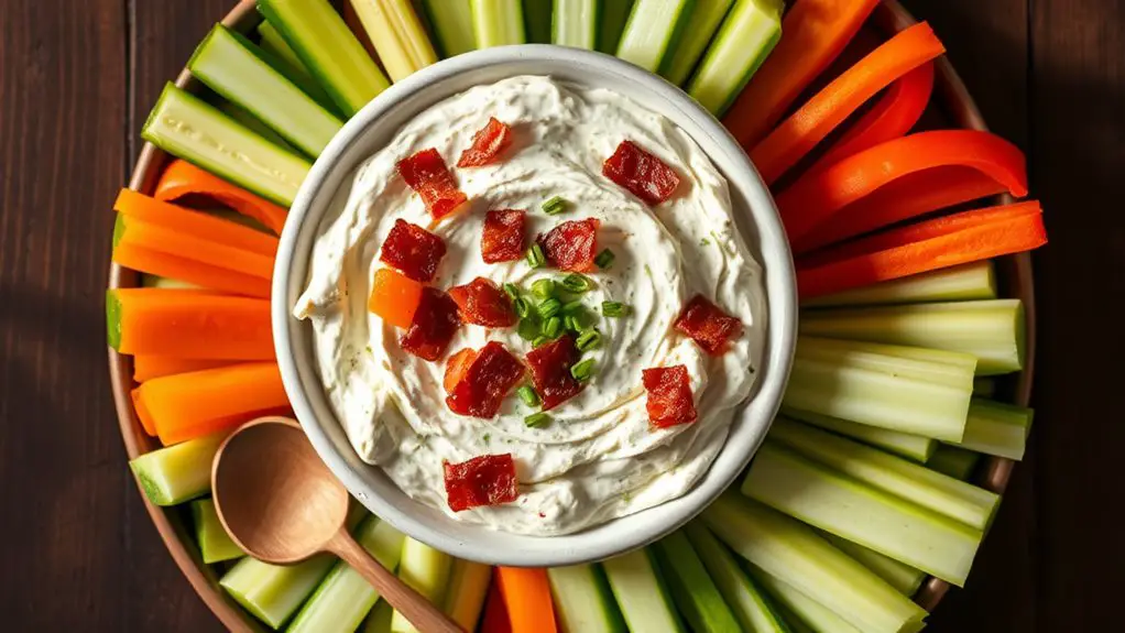 low carb bacon lettuce dip