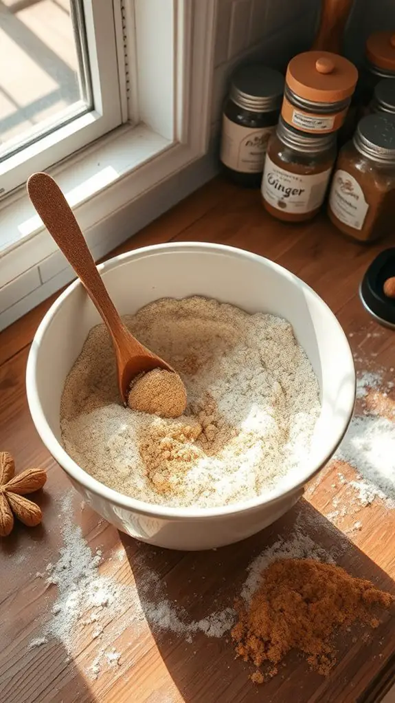 mix dry ingredients well