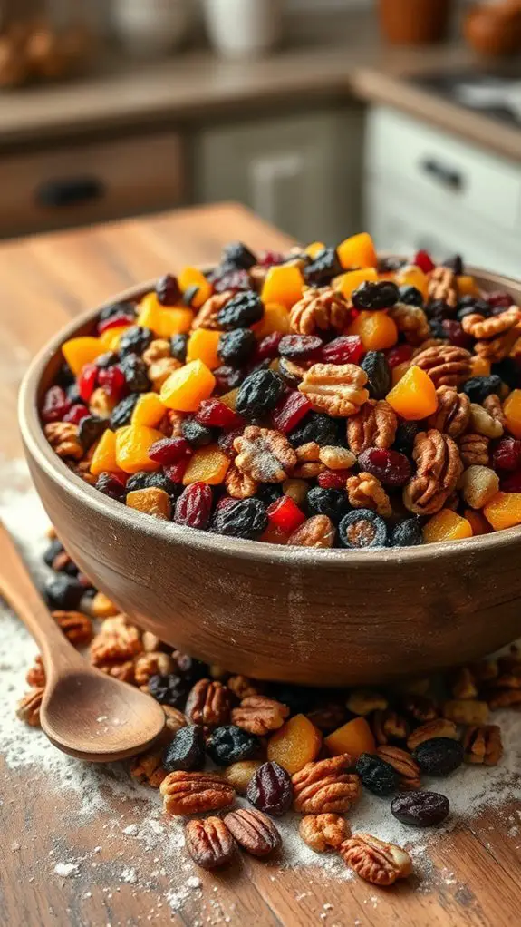 mix fruits and nuts