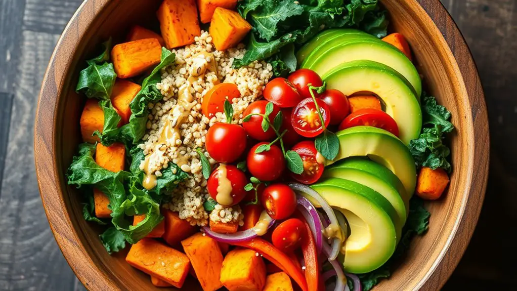 nourishing sweet potato bowls