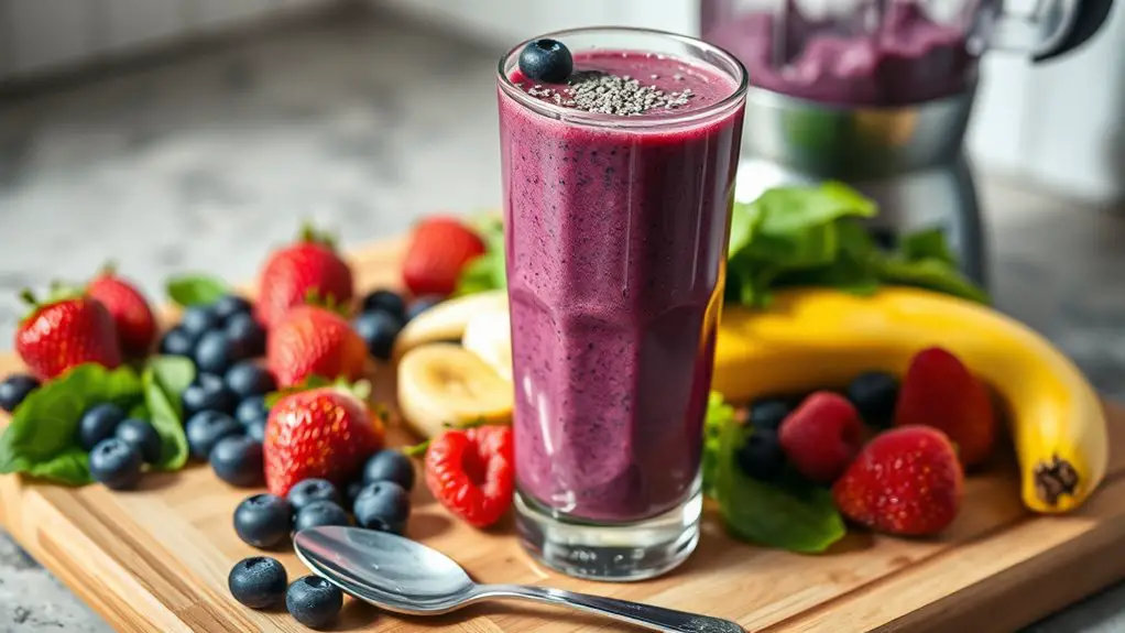 nutritious berry protein blend