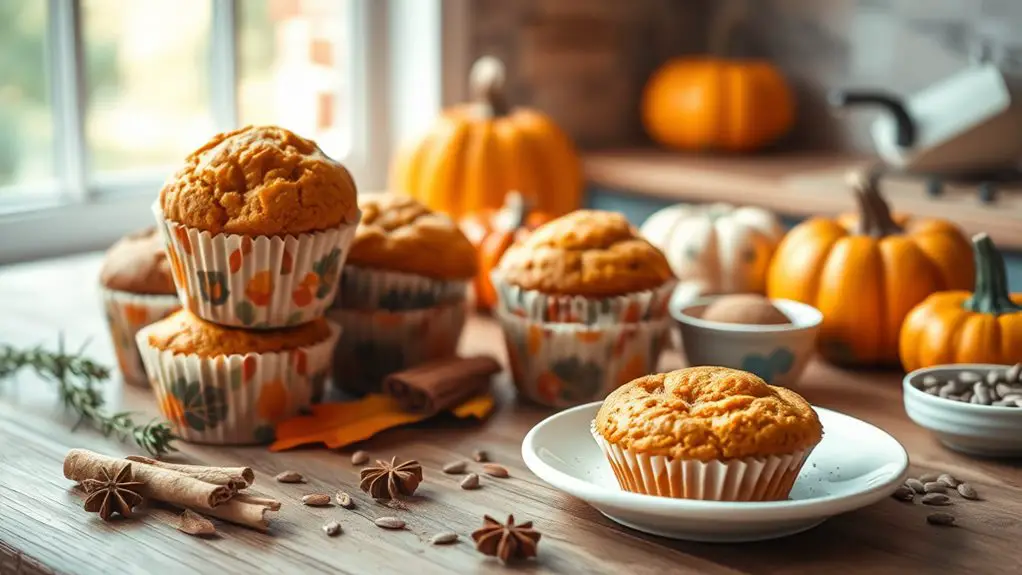 nutritious pumpkin spice muffins