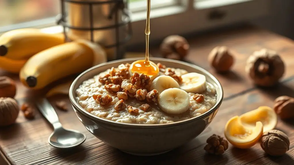 nutty banana oatmeal delight