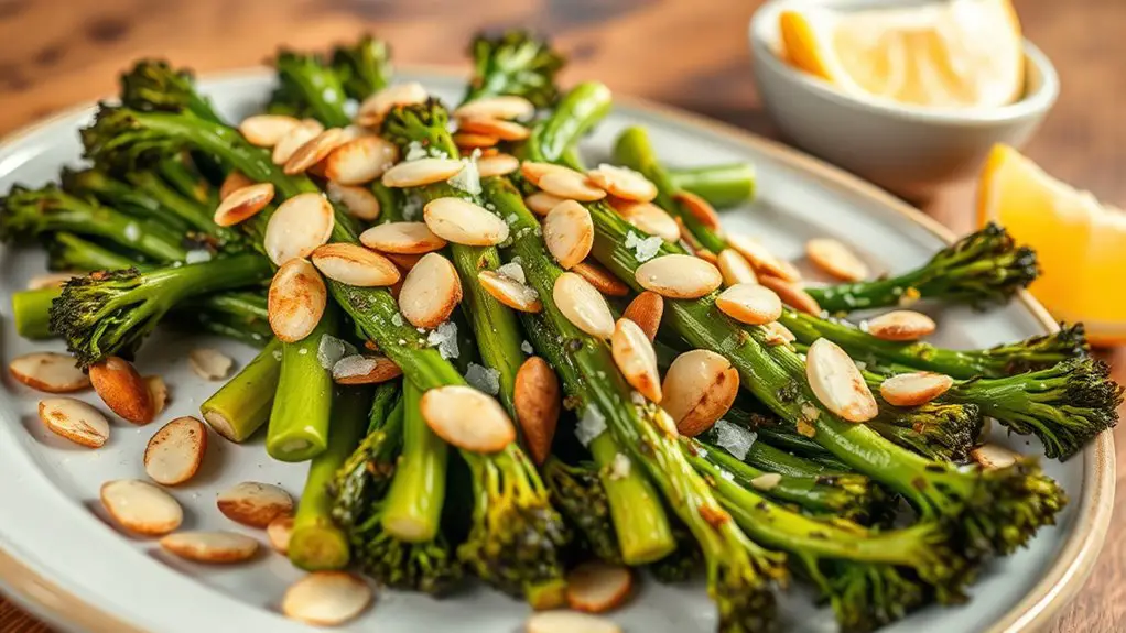 nutty roasted broccolini delight