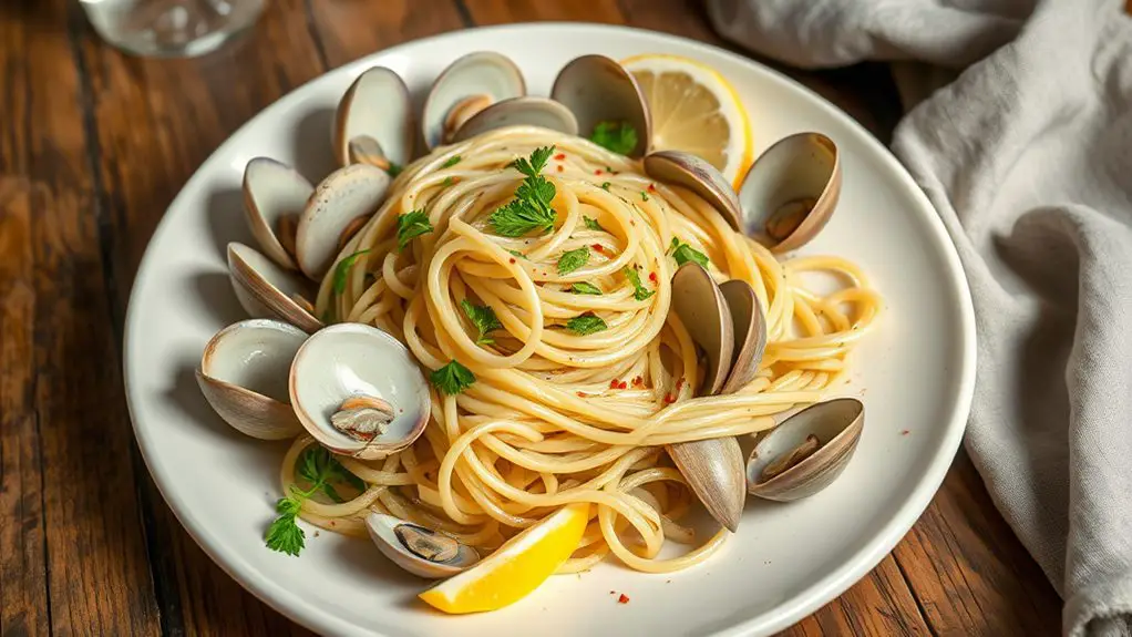 pasta with clam sauce