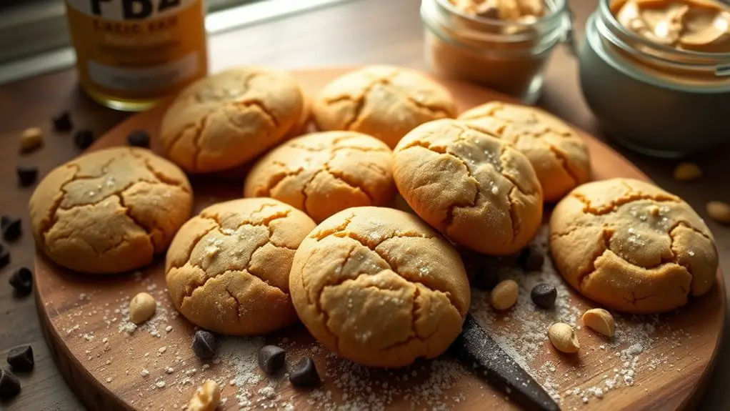 peanut butter powder cookies