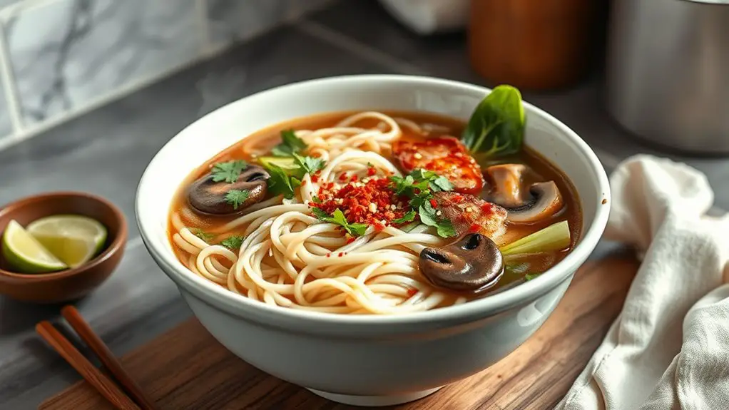 pork vermicelli noodle soup