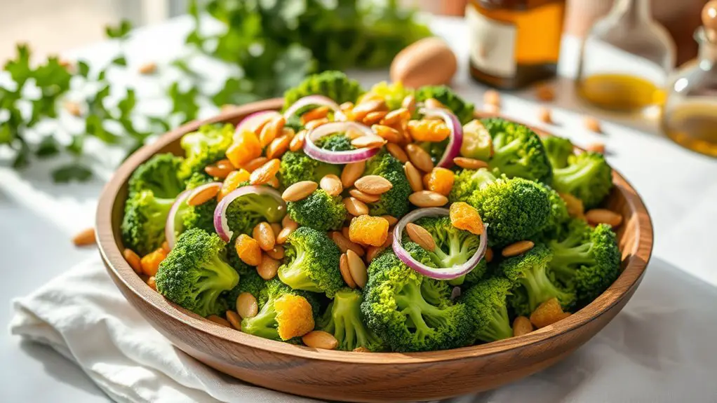 raisin studded broccoli salad