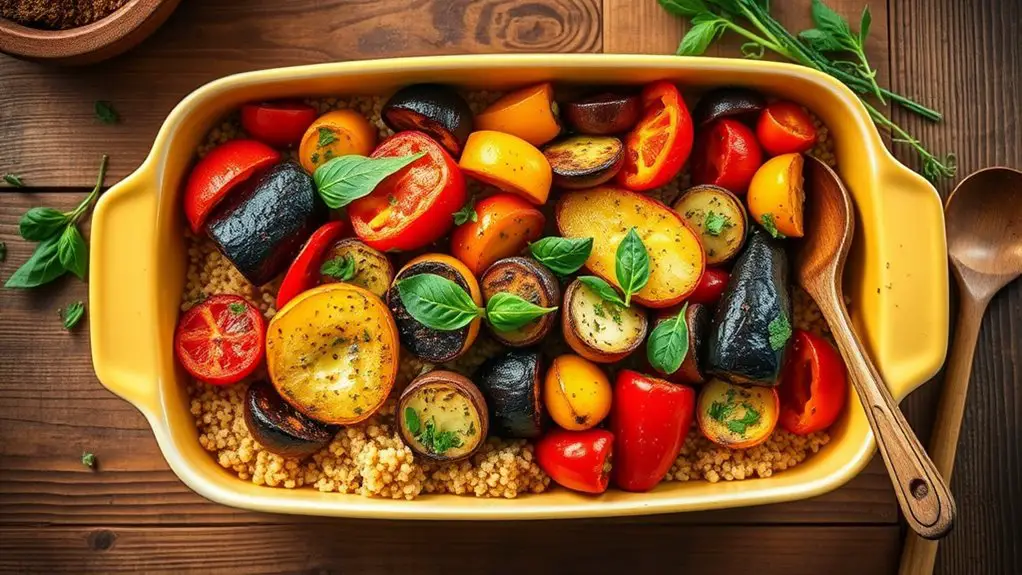 ratatouille quinoa bake recipe