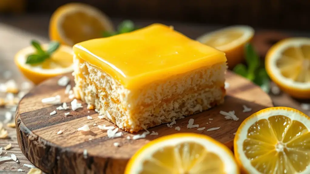 refreshing citrus dessert bar