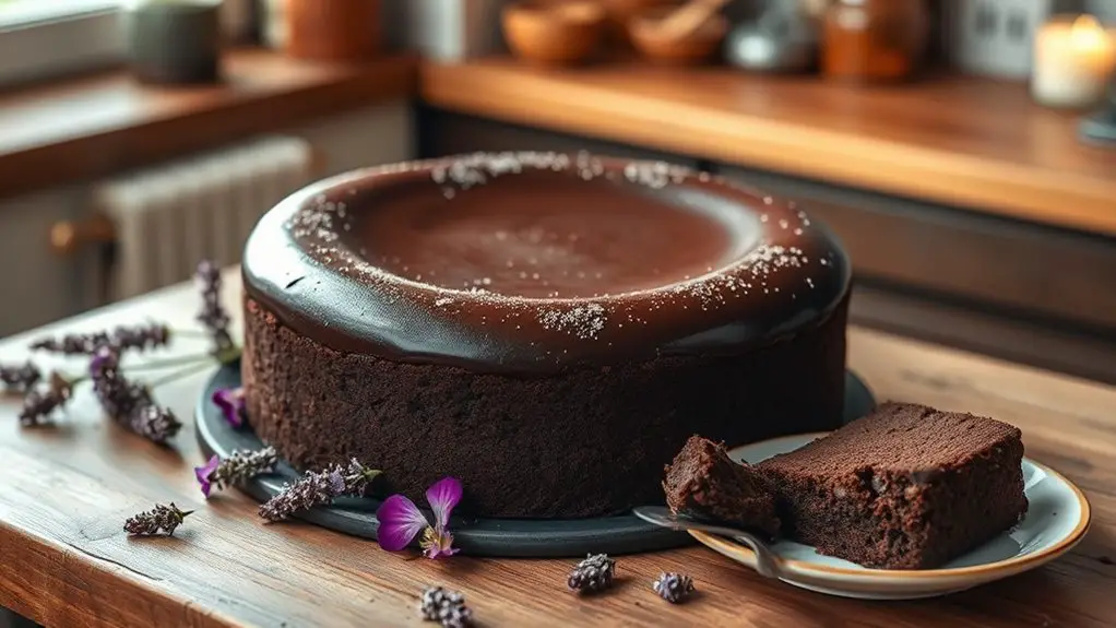 rich decadent chocolate dessert