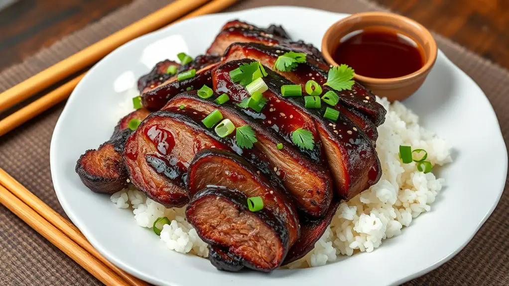 savory asian style beef brisket