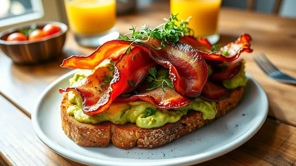 savory avocado bacon delight