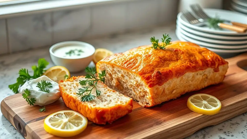 savory baked salmon dish