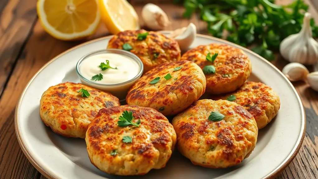 savory baked tuna cakes