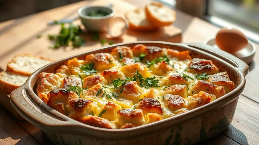 savory breakfast casserole dish