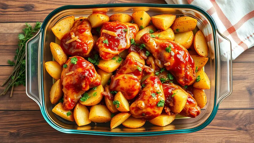 savory chicken potato dish