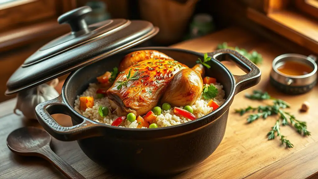 savory chicken rice dish