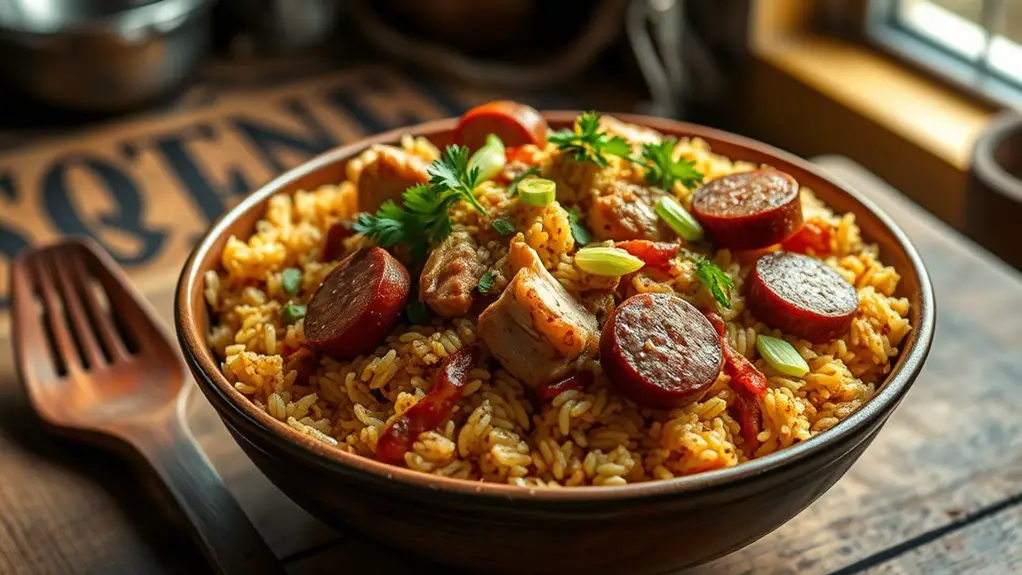 savory creole rice dish