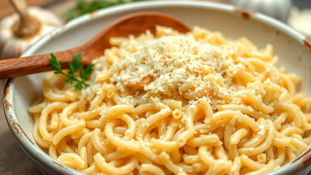 savory garlic parmesan dish